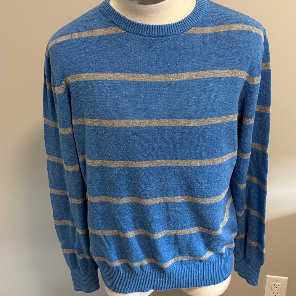 Urban Pipeline Red and Blue Knit Sweater